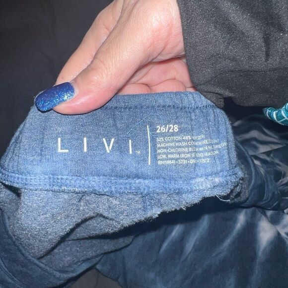 Lane Bryant Livi Tie Dye Blue Sweats - Picture 7 of 7